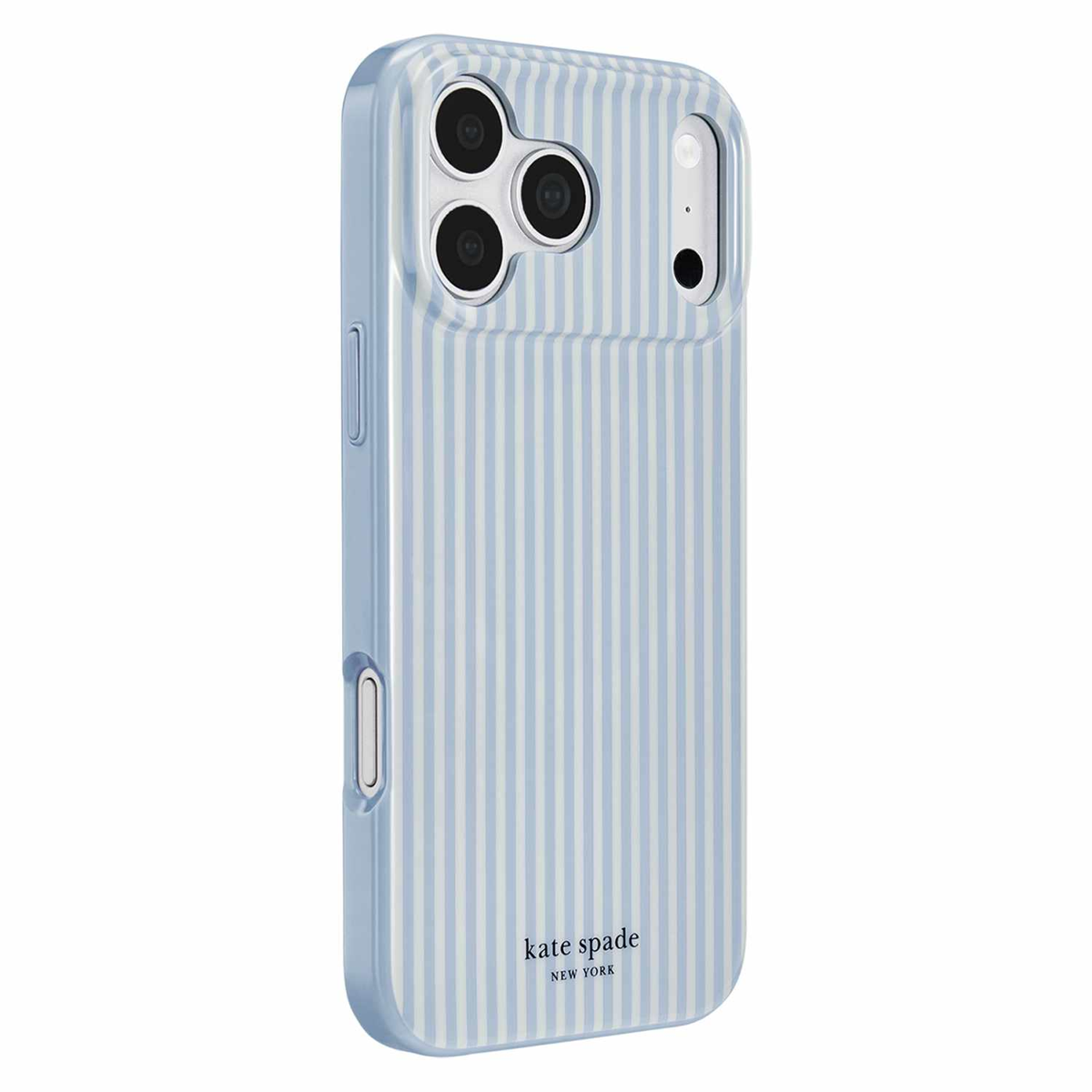 Kate Spade - Protective MagSafe Case Stripe Diamond Blue for iPhone 18 Pro Max/17 Pro Max