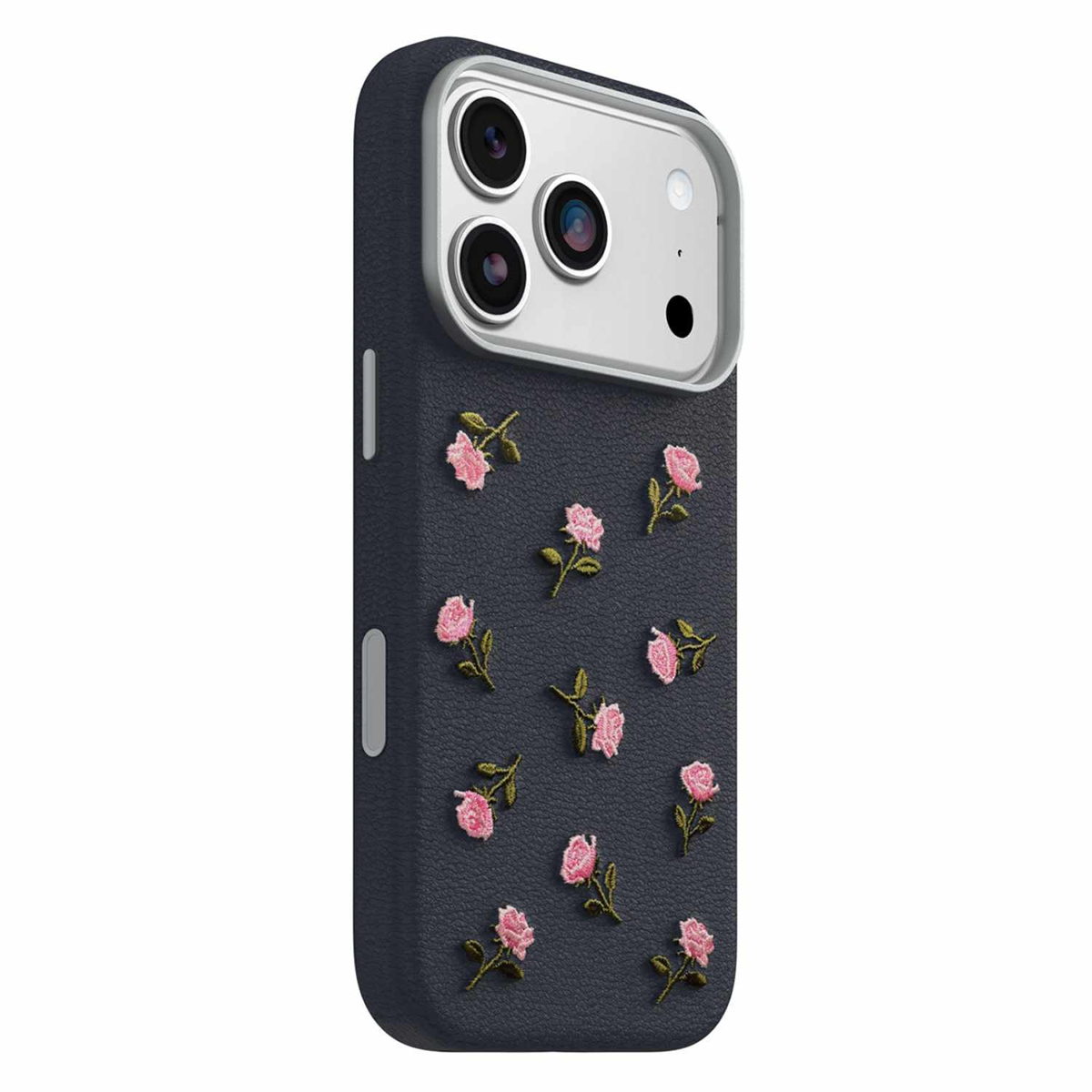 OtterBox - Symmetry Cactus Leather Embroidery MagSafe Case Manor Bloom for iPhone 18 Pro/17 Pro