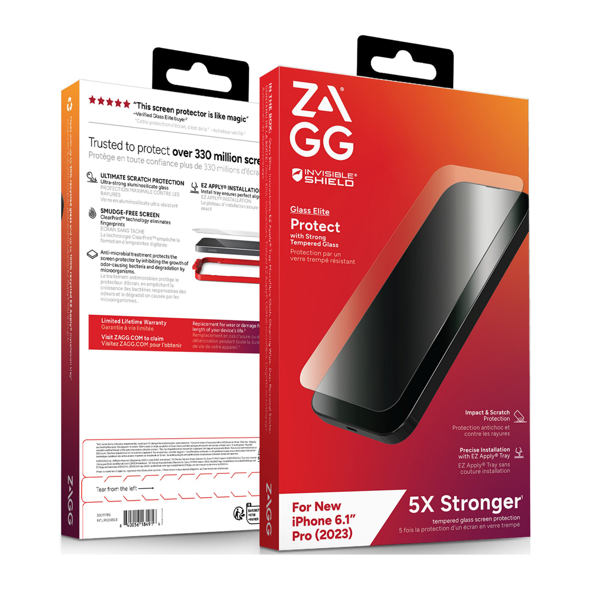 ZAGG InvisibleShield Glass Elite Screen Protector offers advanced strength for maximum protection.