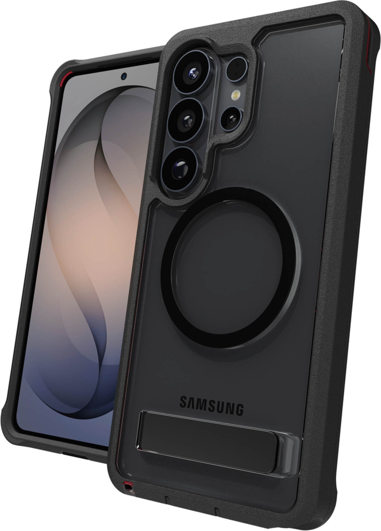 ZAGG - Étui Rainier Snap avec support pour Samsung Galaxy S26 Ultra - Noir fumé