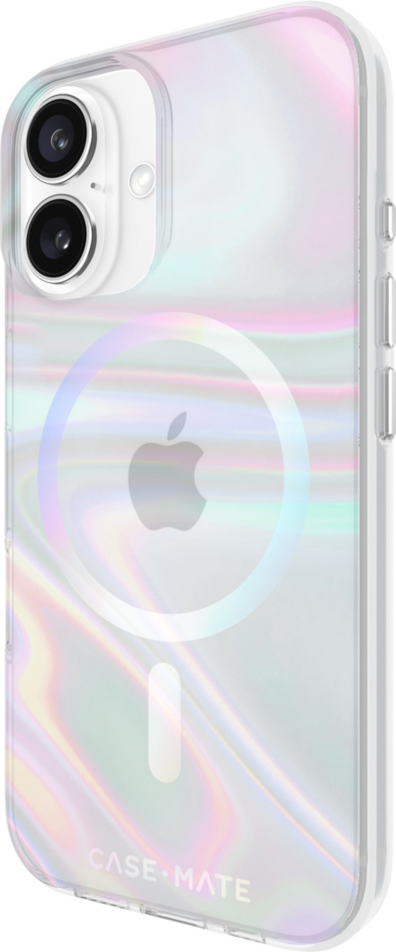 With more than 12 feet of protection, the Case-Mate Soap Bubble MagSafe case is designed to guard the device in a bubble of style that lets any personality shine.