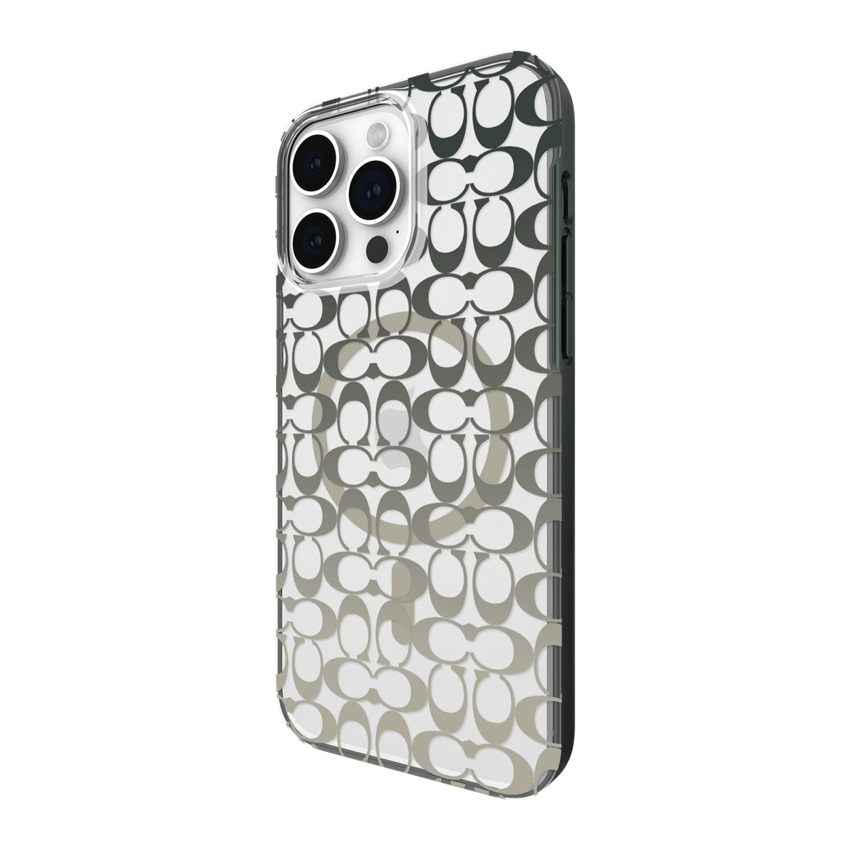 Featuring Coach’s signature design, the Coach Protective series case with MagSafe combines luxe style with an impressive 10 ft drop protection and MagSafe compatibility.