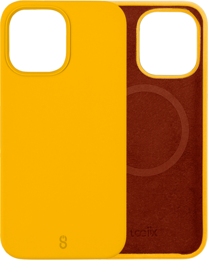 LOGiiX iPhone 13 Pro Silicone Case Vibrance Mag Mustard Yellow