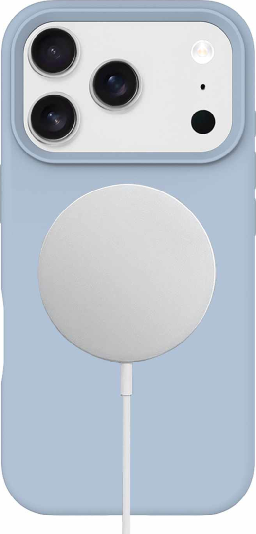 Blu Element - Silicone MagSafe Case Pastel Blue for iPhone 17 Pro