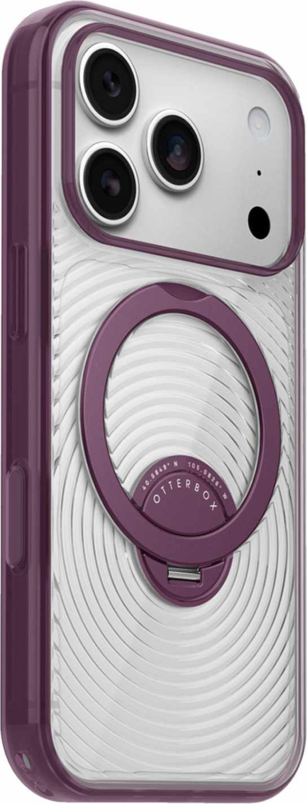 OtterBox - Symmetry Stand MagSafe Case Vinum Purple for iPhone 18 Pro/17 Pro