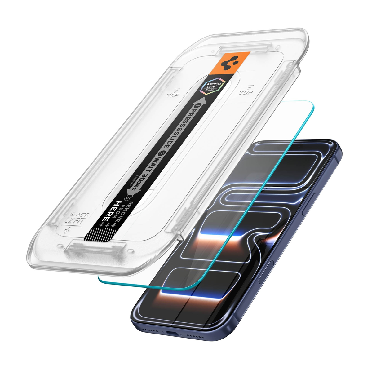 Spigen Ultra Hybrid MagFit Pack combines a clear protective case with an EZ Fit Screen Protector for dependable everyday protection and easy installation.