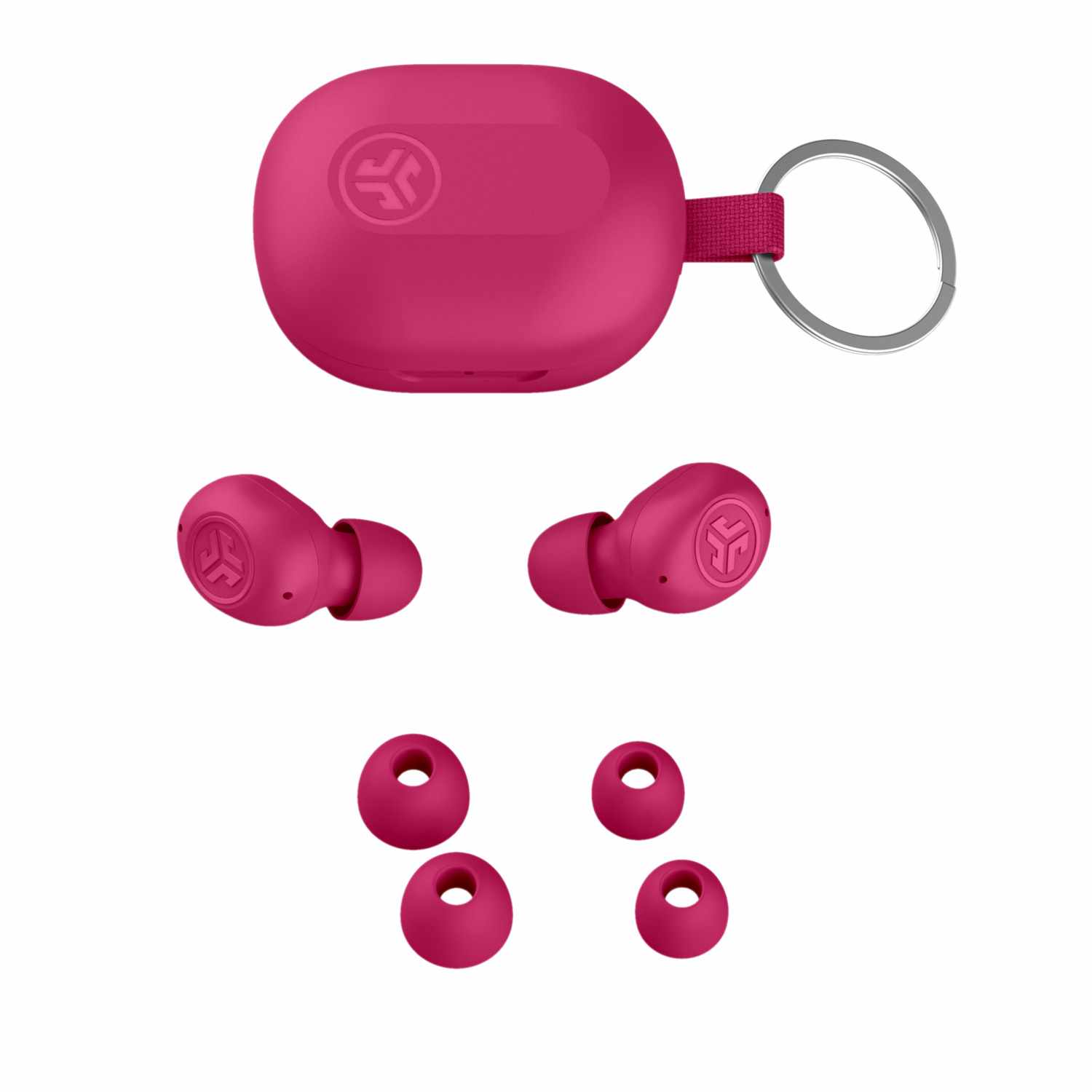 JLab IFCEBJBMINIRPNK124 JBuds Mini True Wireless Écouteurs Rose