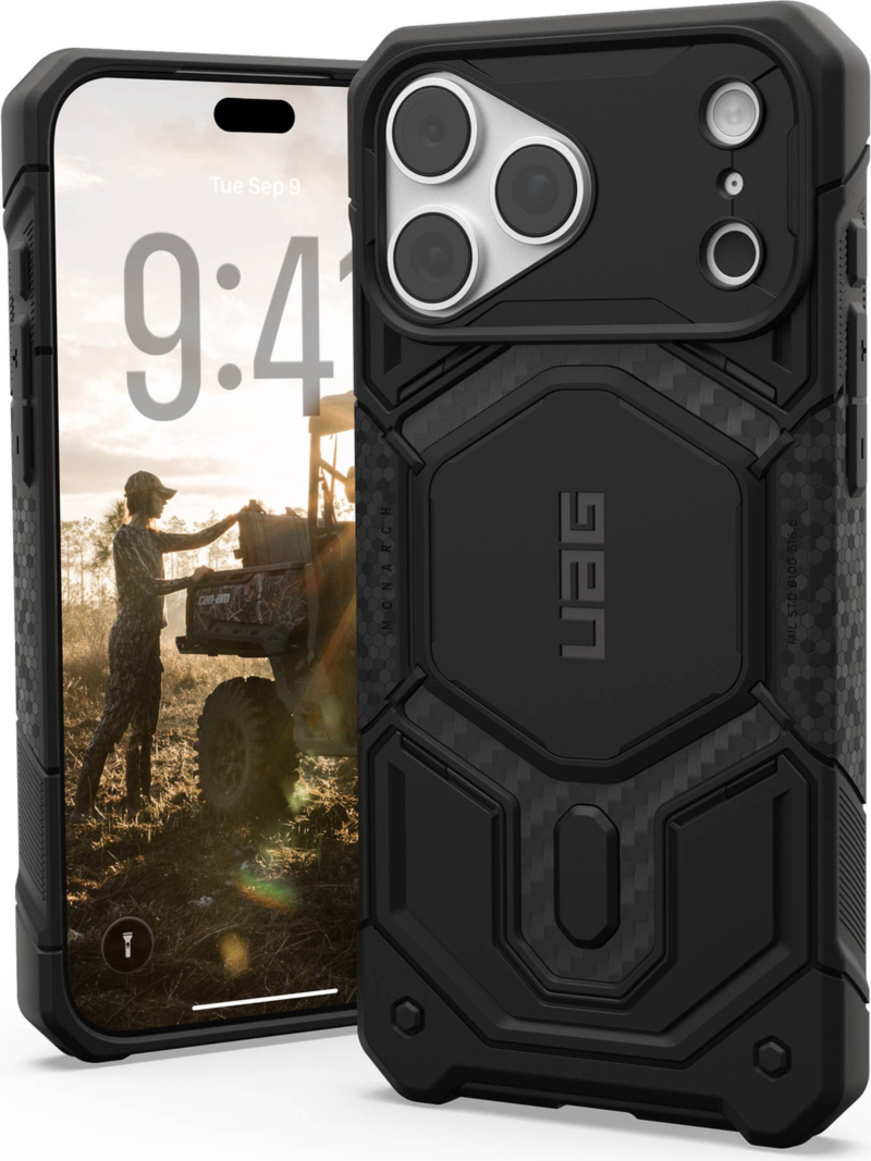 The quintessential, all-terrain, rugged protective case now available with seamless MagSafe functionality. The UAG Monarch Pro is equipped with premium materials for premium protection.