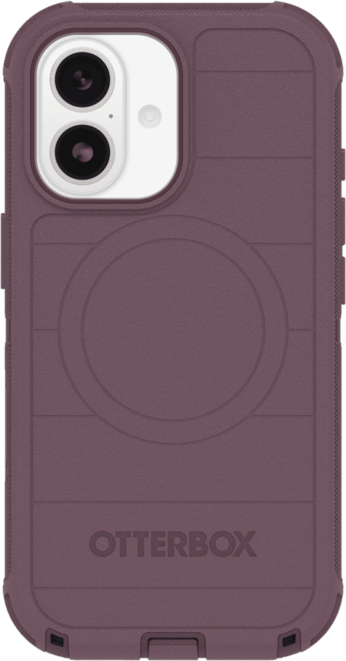 The OtterBox Defender Series Pro with MagSafe is the toughest case providing rugged protection against harsh drops. Equipped with MagSafe magnets and non-slip texturing.