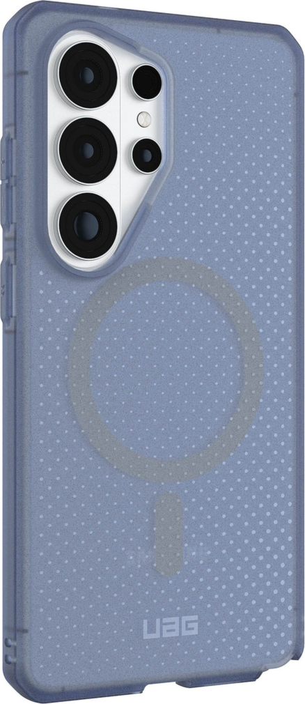 The UAG Dot case keeps devices protected without sacrificing style, featuring soft-touch silicone, a micro-perforated design, and a built-in magnet for magnetic accessories.
