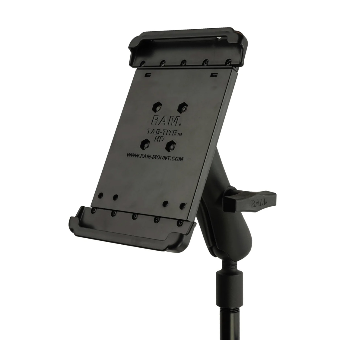 RAM Pod HD Vehicle Mount for 9in.-10.5in. Tablets with Heavy Duty Cases - C-Size - Medium Arm clear