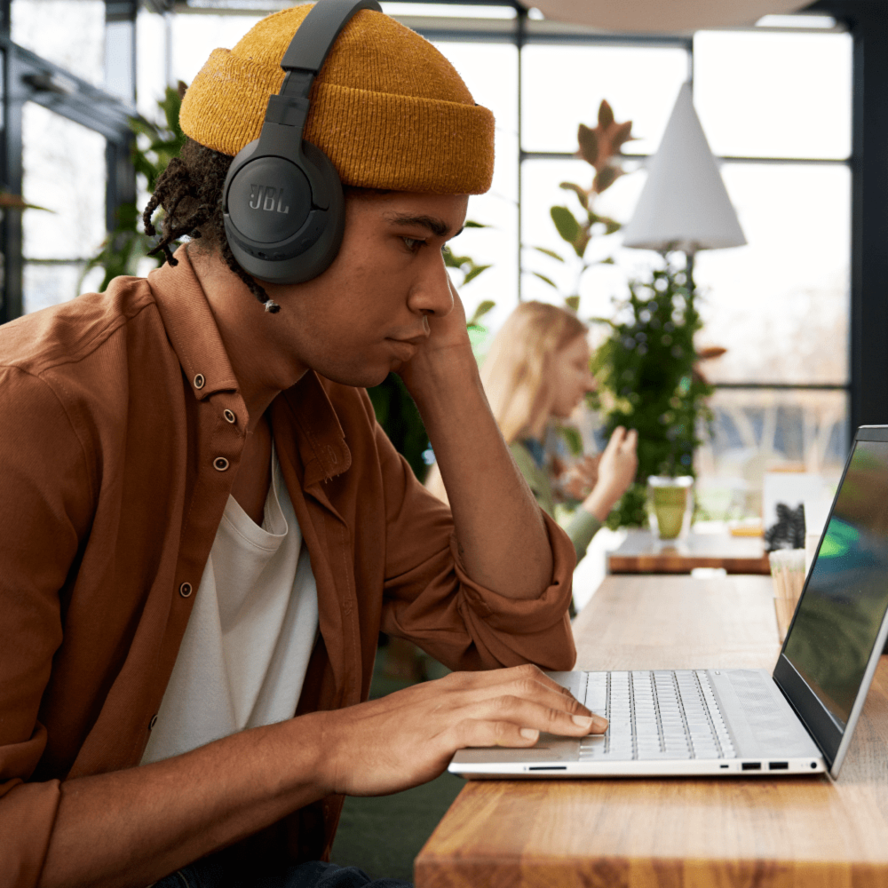 Adaptive Noise Cancelling Wireless Over-Ear Headphones