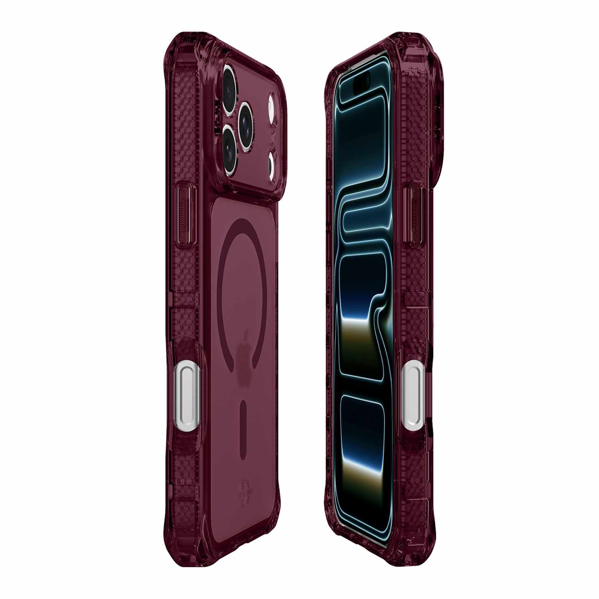 ITSKINS - Hybrid_R Vapor MagSafe Case Plum for iPhone 18 Pro Max/17 Pro Max