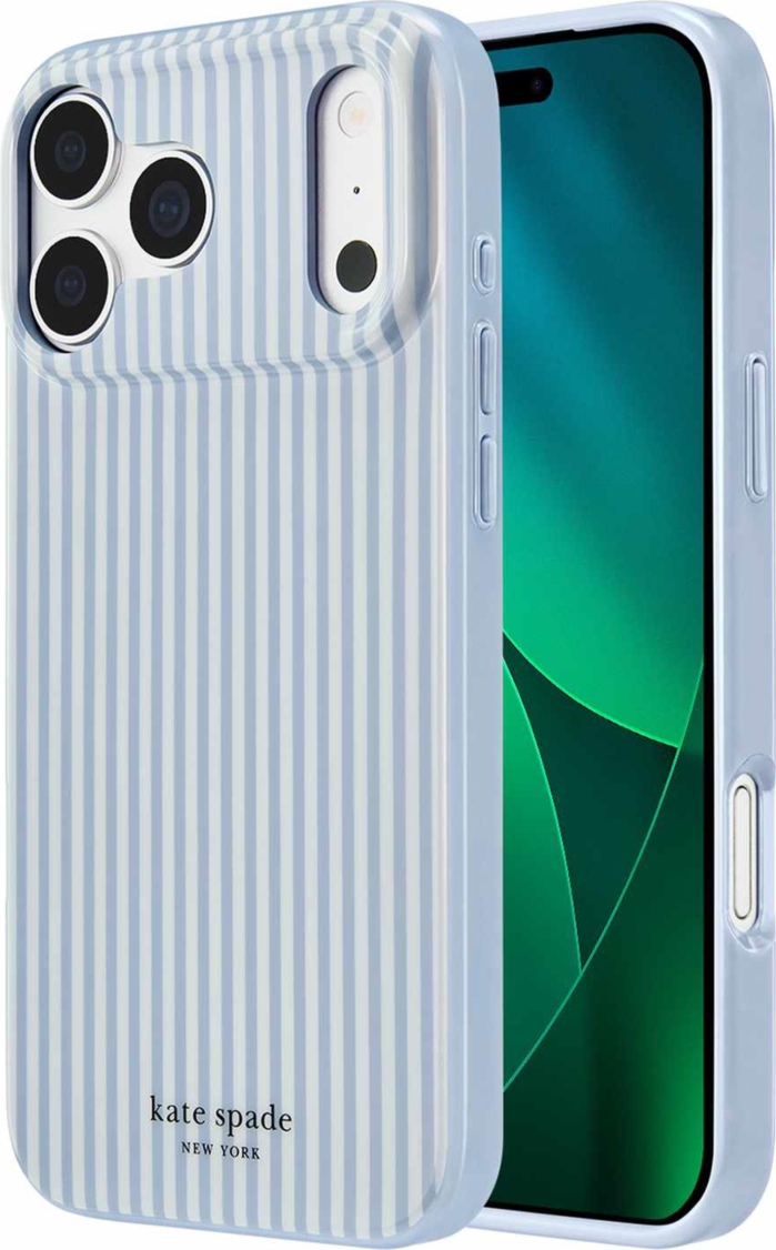 Kate Spade - Protective MagSafe Case Stripe Diamond Blue for iPhone 18 Pro Max/17 Pro Max