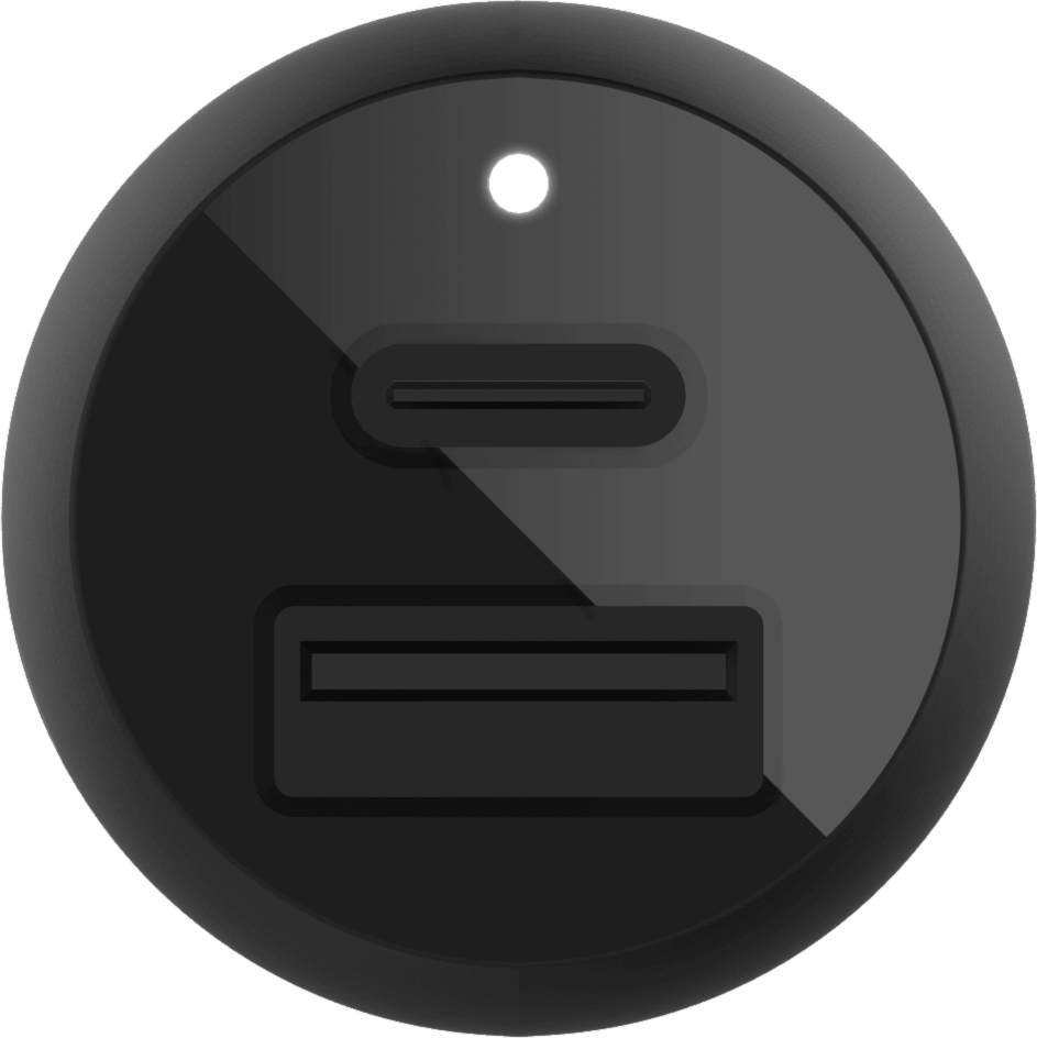 Belkin CCB004btBK Chargeur Voiture BOOSTCHARGE Dual avec PPS 37W Noir