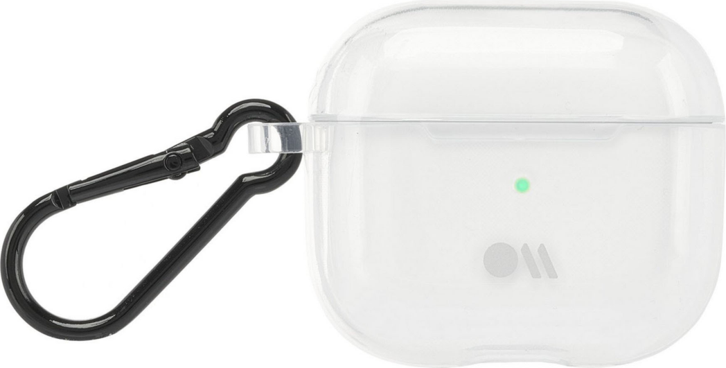 The Case-Mate Tough AirPods case provides slim, full protection with enhanced grip and a convenient carabiner clip for on-the-go use.