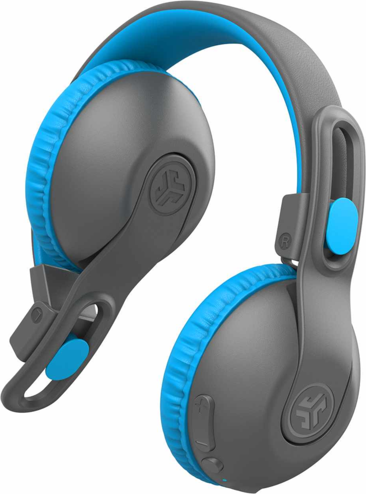 JLab - JBuddies Studio 2 Wireless Headphones Grey/Blue