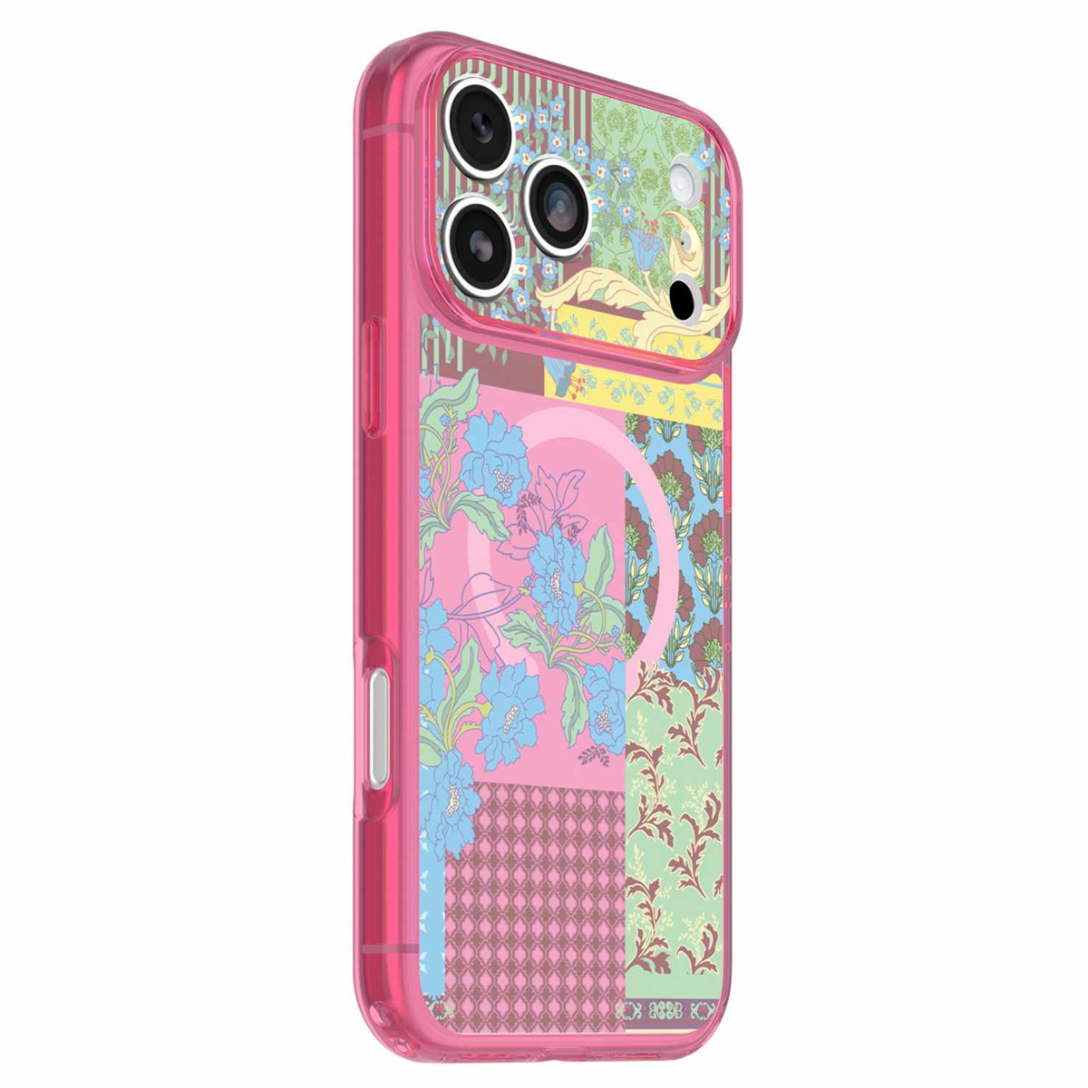 OtterBox - Lumen Clear MagSafe Case Patchwork Petals for iPhone 18 Pro Max/17 Pro Max