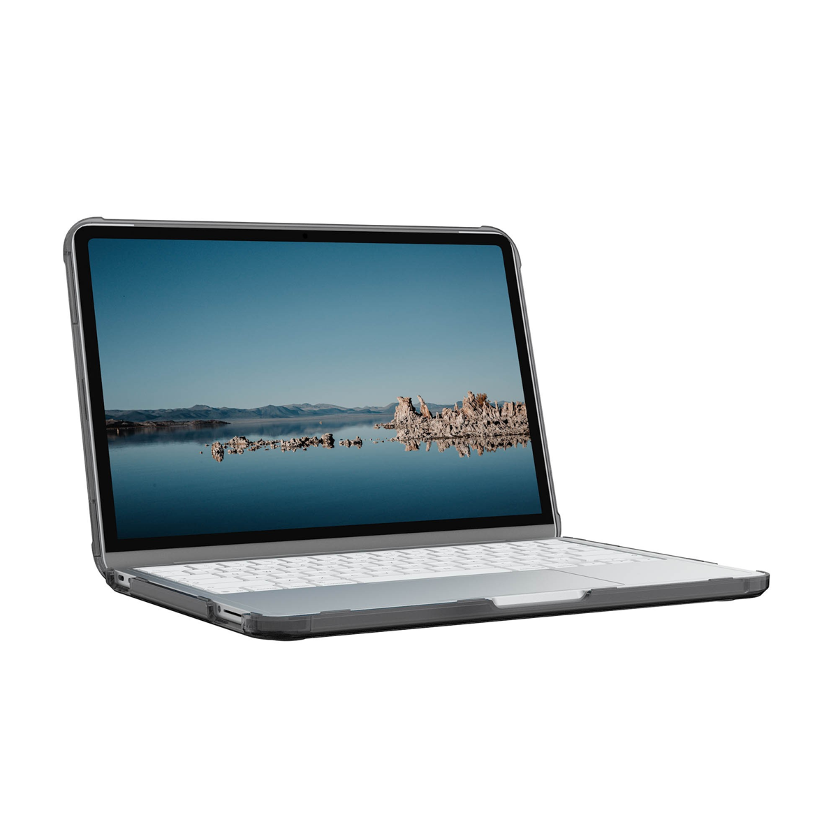 The UAG Plyo series provides stylish, military-grade drop protection for MacBooks with a hinged, rugged design and tactile grip.