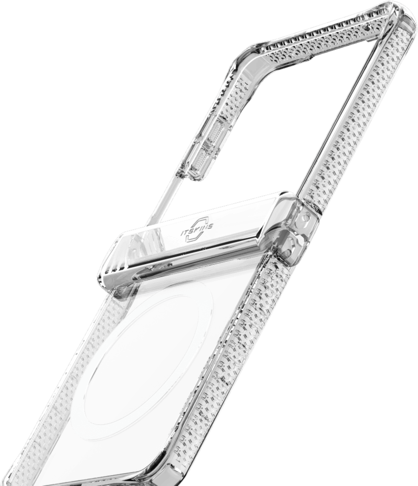 ITSKINS SGB8HIMCLTRSP Étui Hybrid_R Hinge Clear avec Magnets pour Samsung Galaxy Z Flip8