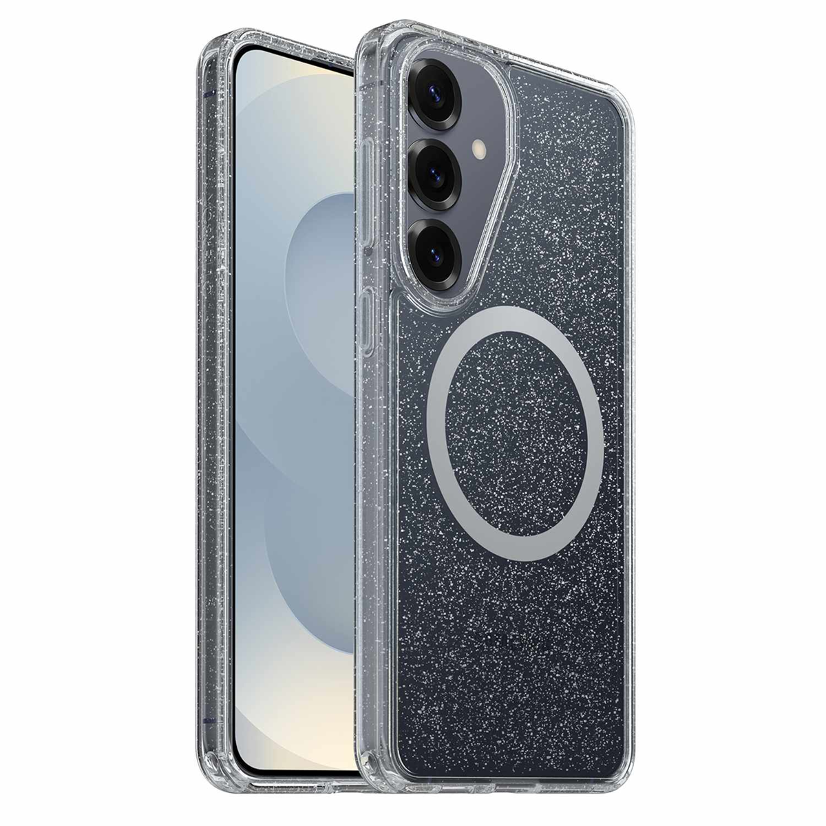 OtterBox 77000072 Étui Symmetry Clear avec Magnets Clear Stardust 4.0 pour Samsung Galaxy S26