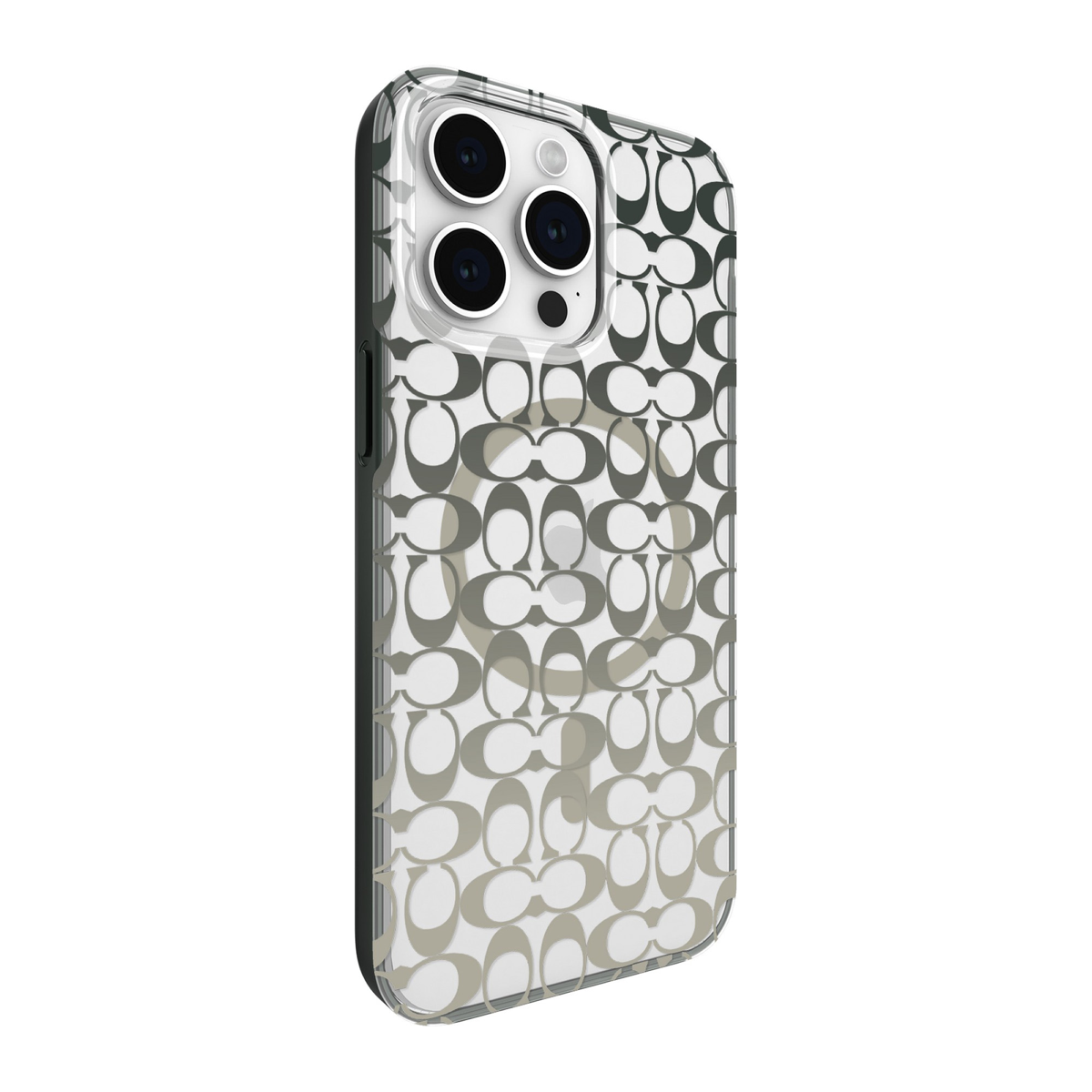 Featuring Coach’s signature design, the Coach Protective series case with MagSafe combines luxe style with an impressive 10 ft drop protection and MagSafe compatibility.