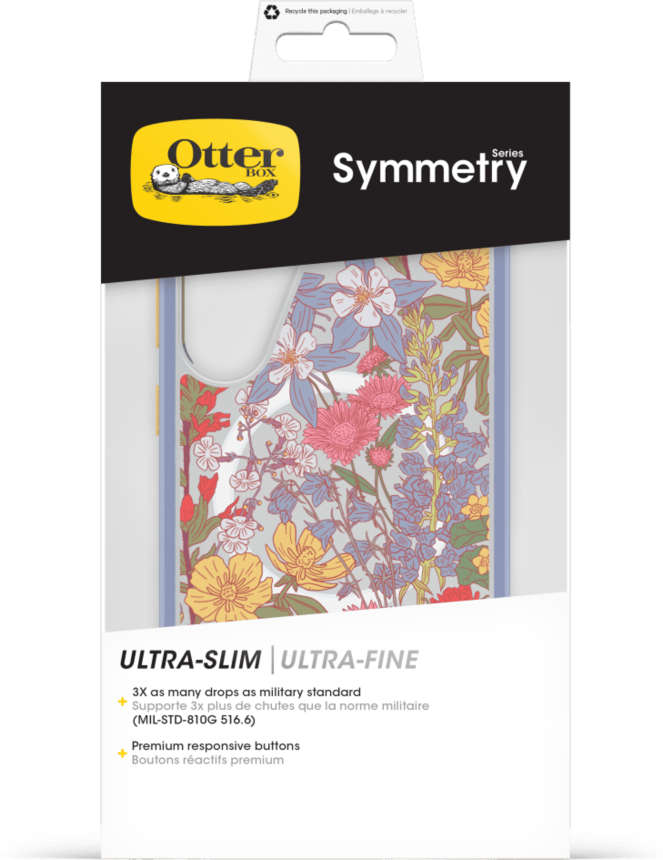 Slim but tough, the OtterBox Symmetry Series with Magnets offers style and protection in a one-piece design and features built-in magnets to provide perfect alignment for fast charging.