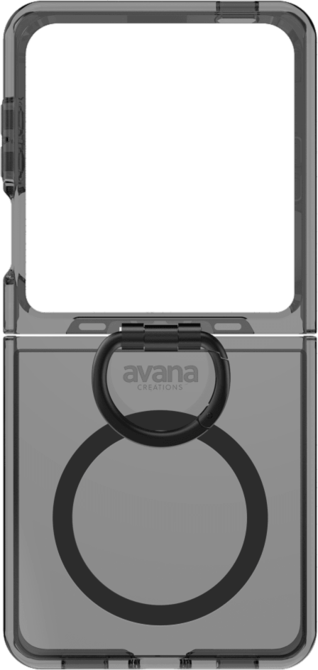 Avana SGB7ACMRISMOK Étui Ice avec MagSafe et Anneau Ash pour Samsung Galaxy Z Flip7