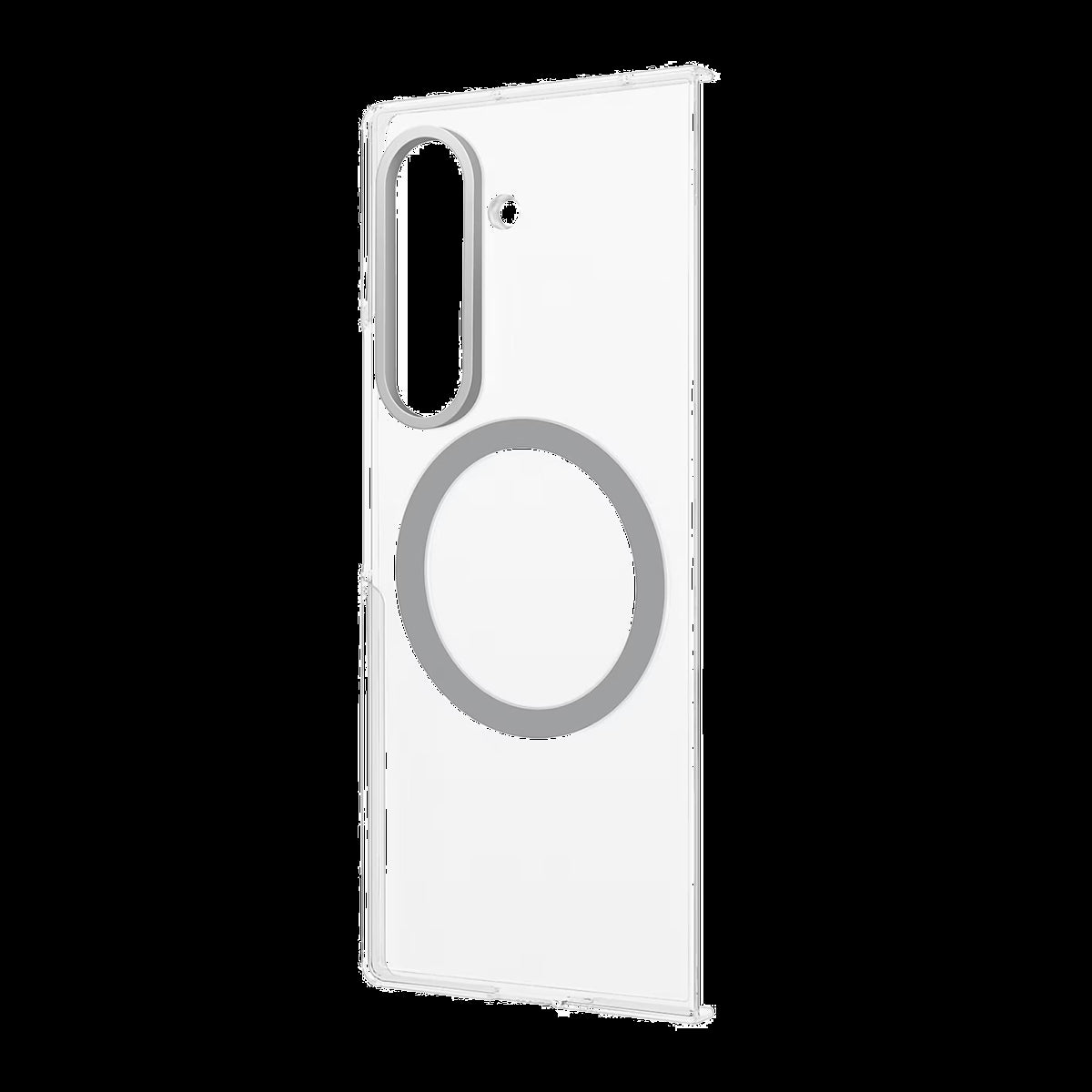 <p>Samsung’s Clear Magnet Case with its magnetic compatibility allows for effortless attachment to various accessories.</p>
