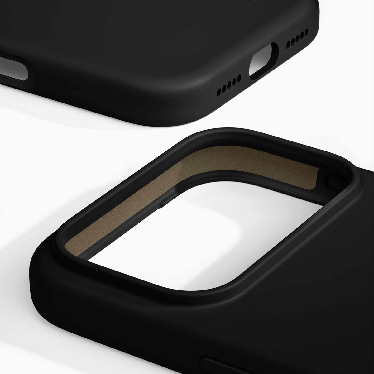 Ideal of Sweden - Silicone MagSafe Case Black for iPhone 18 Pro/17 Pro