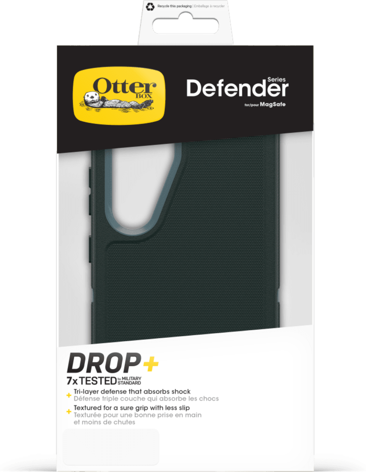 The Defender Series Pro is OtterBox's toughest case, offering rugged, tri-layer protection against harsh drops.