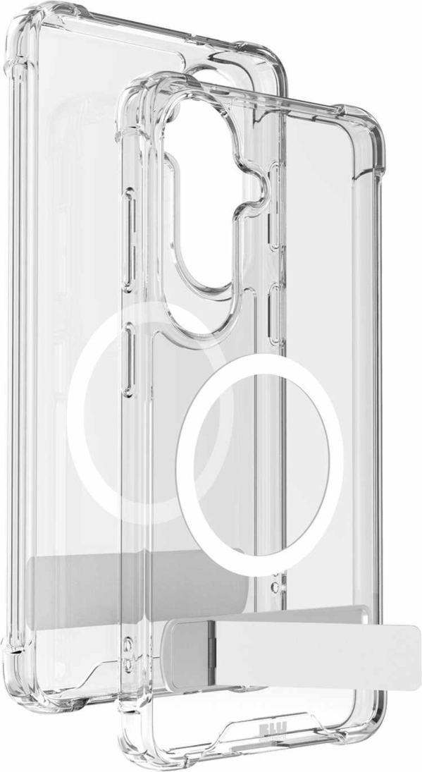 Blu Element BEDZKSS261 Étui DropZone Rugged Kickstand avec Magnets Clear pour Samsung Galaxy S26