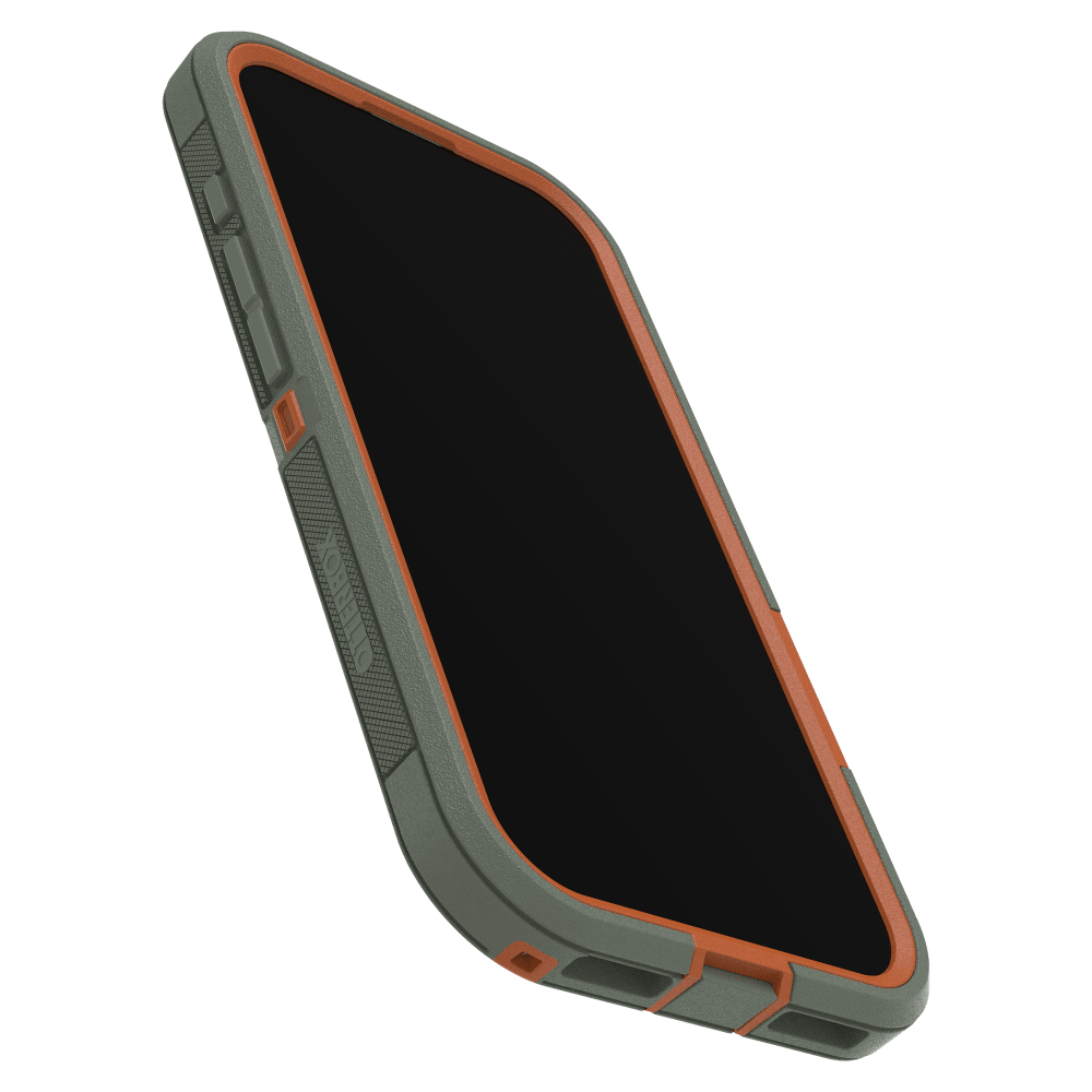 The OtterBox Defender Series Pro with MagSafe is the toughest case providing rugged protection against harsh drops. Equipped with MagSafe magnets and non-slip texturing.