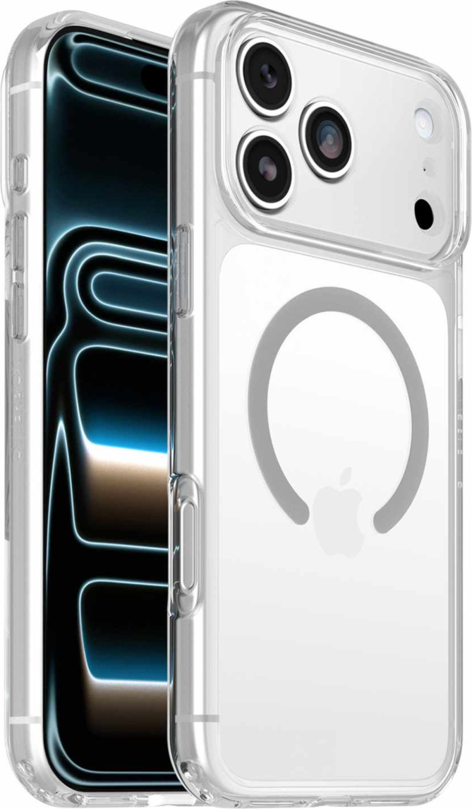 OtterBox - Lumen Clear MagSafe Case and Glass Screen Protector Bundle Clear for iPhone 18 Pro Max/17 Pro Max