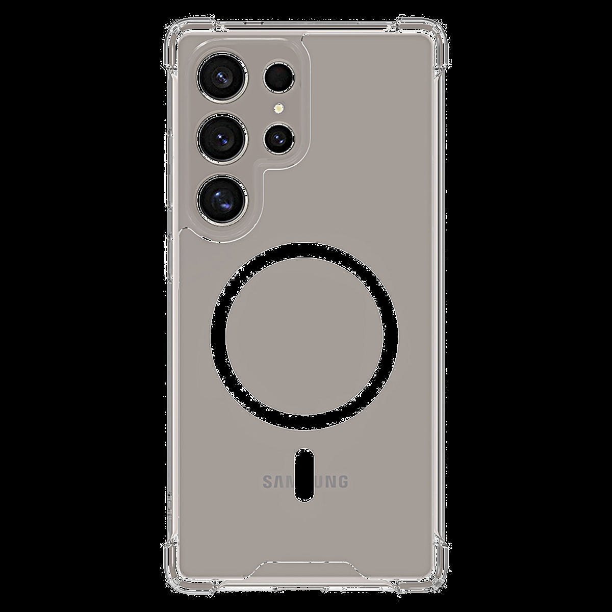 Blu Element BEDZS253 Étui DropZone Rugged Compatible avec Magnets Clear pour Samsung Galaxy S25 Ultra