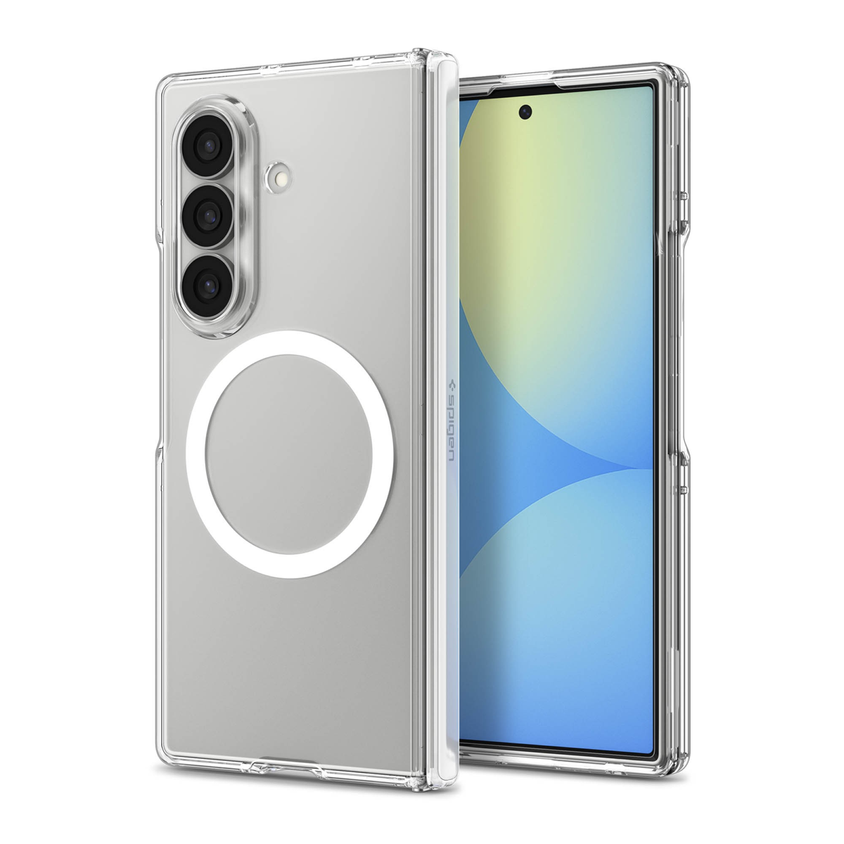 Samsung Galaxy Z Fold8 Ultra Spigen Crystal Hybrid Pro MagFit - Clear/White