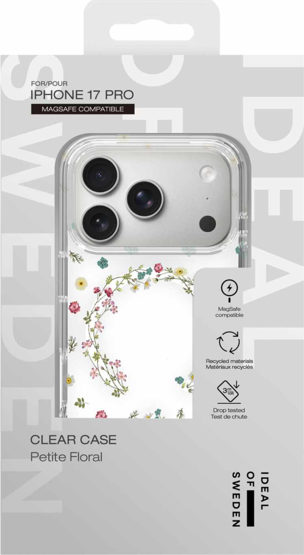 Ideal of Sweden - Clear MagSafe Mid Case Petite Floral for iPhone 17 Pro