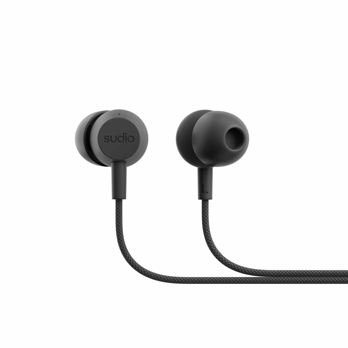 Sudio - V3 Wired Earbuds Black