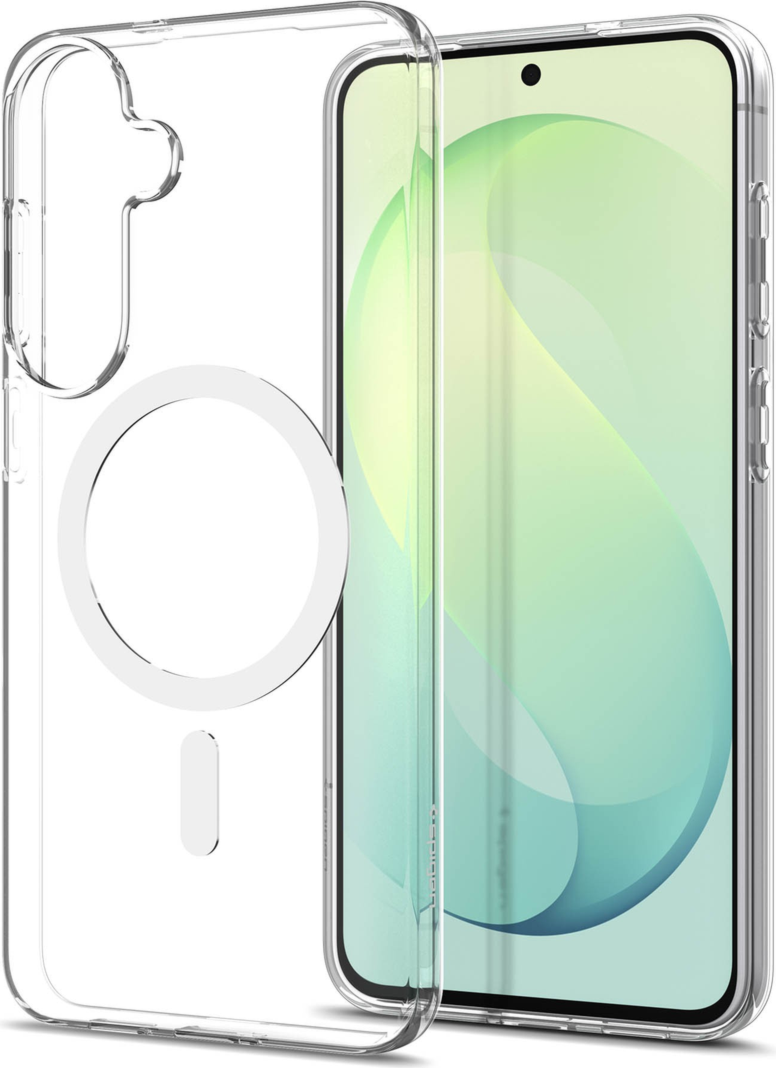 The Spigen Crystal Flex MagFit case delivers slim, clear protection with military-grade drop defense, built-in magnets, and lasting clarity.