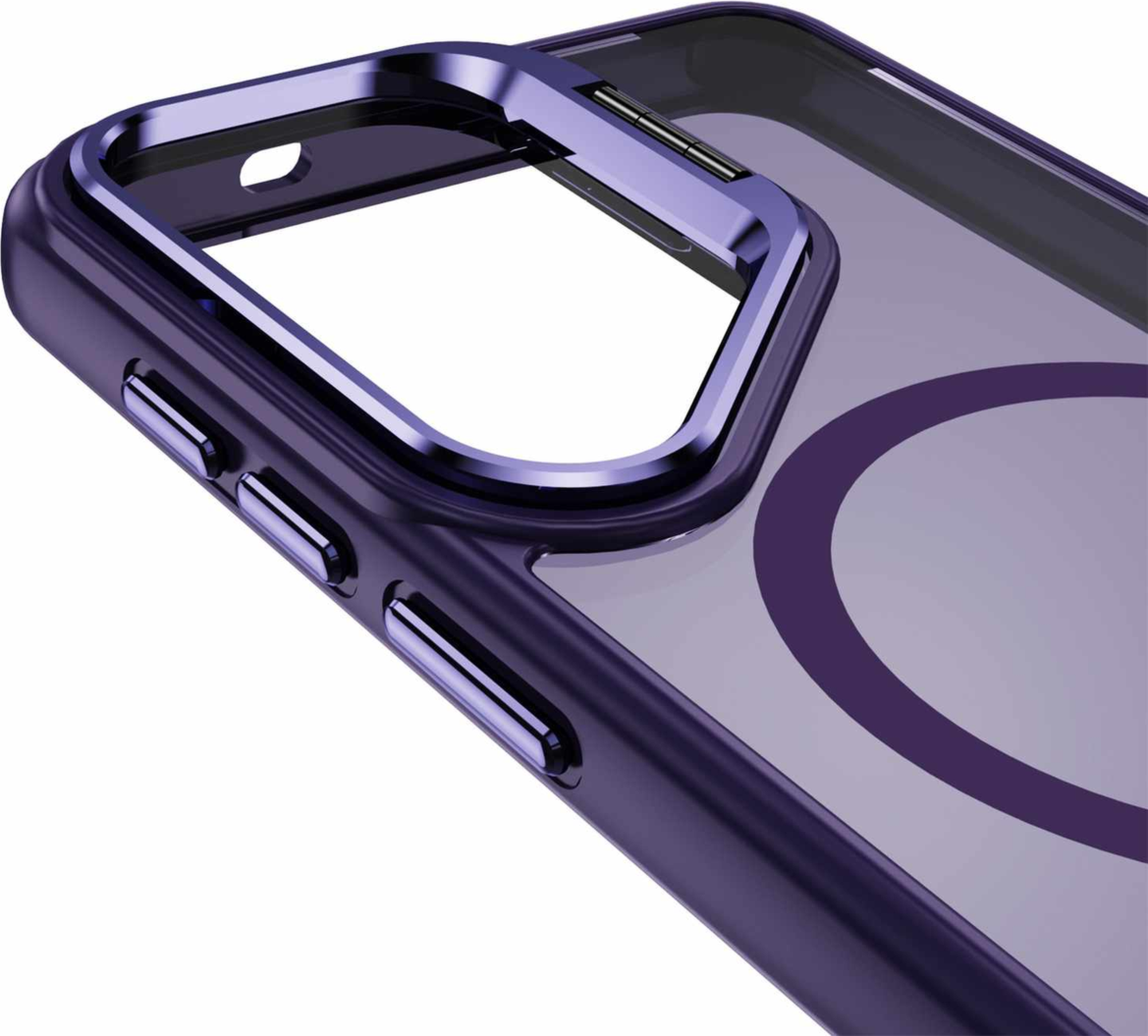 Blu Element BECKS268 Étui Chromatic Kick avec Magnets Violet Foncé pour Samsung Galaxy S26+