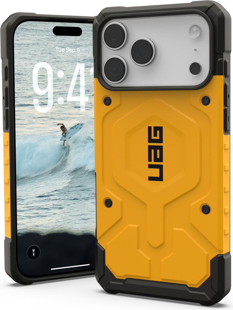 Urban Armor Gear (UAG) - Pathfinder MagSafe Case for Apple iPhone 17 Pro Max - Heritage Yellow