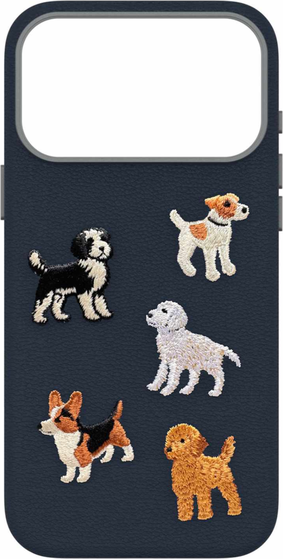 OtterBox - Symmetry Cactus Leather Embroidery MagSafe Case Barskerville for iPhone 18 Pro Max/17 Pro Max