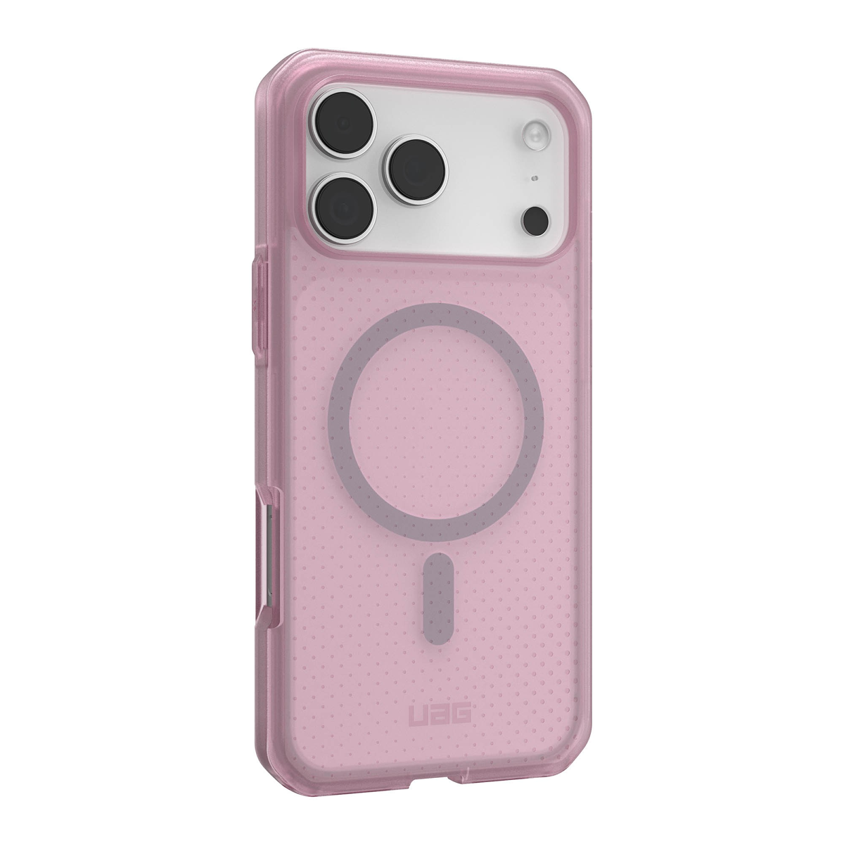 The UAG Dot case keeps devices protected without sacrificing style, featuring soft-touch silicone, a micro-perforated design, and a built-in magnet for magnetic accessories.