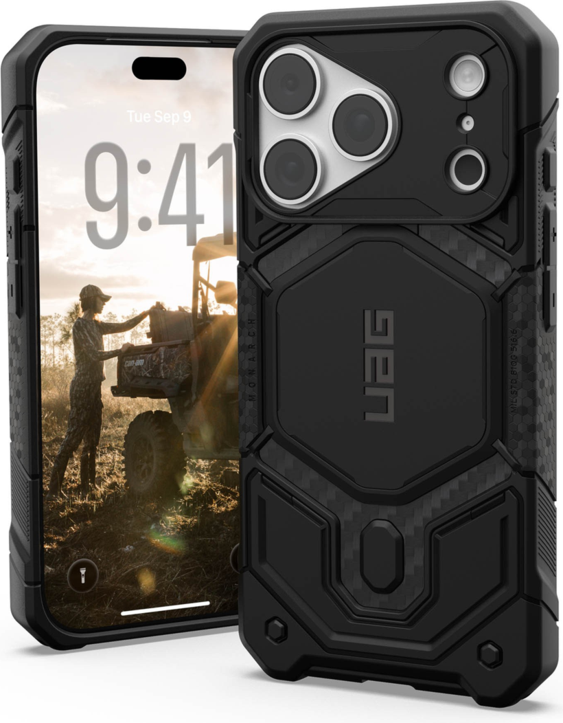 Urban Armor Gear (UAG) - Monarch Pro Case for Apple iPhone 18 Pro/17 Pro - Carbon Fiber