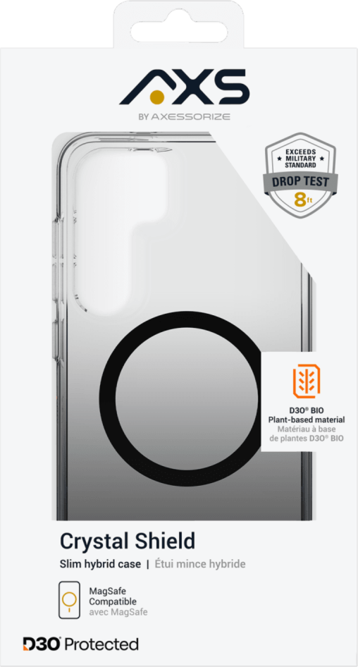 8ft drop tested backed by D3O® advanced protection materials
Anti-UV material offers a crystal clear design displaying the original design of your phone while providing protection against drops and scratches.
Raised bezel maximizes the protection of your screen by helping keep the screen from being impacted during most drops.
Made from recycled materials
Lifetime warranty