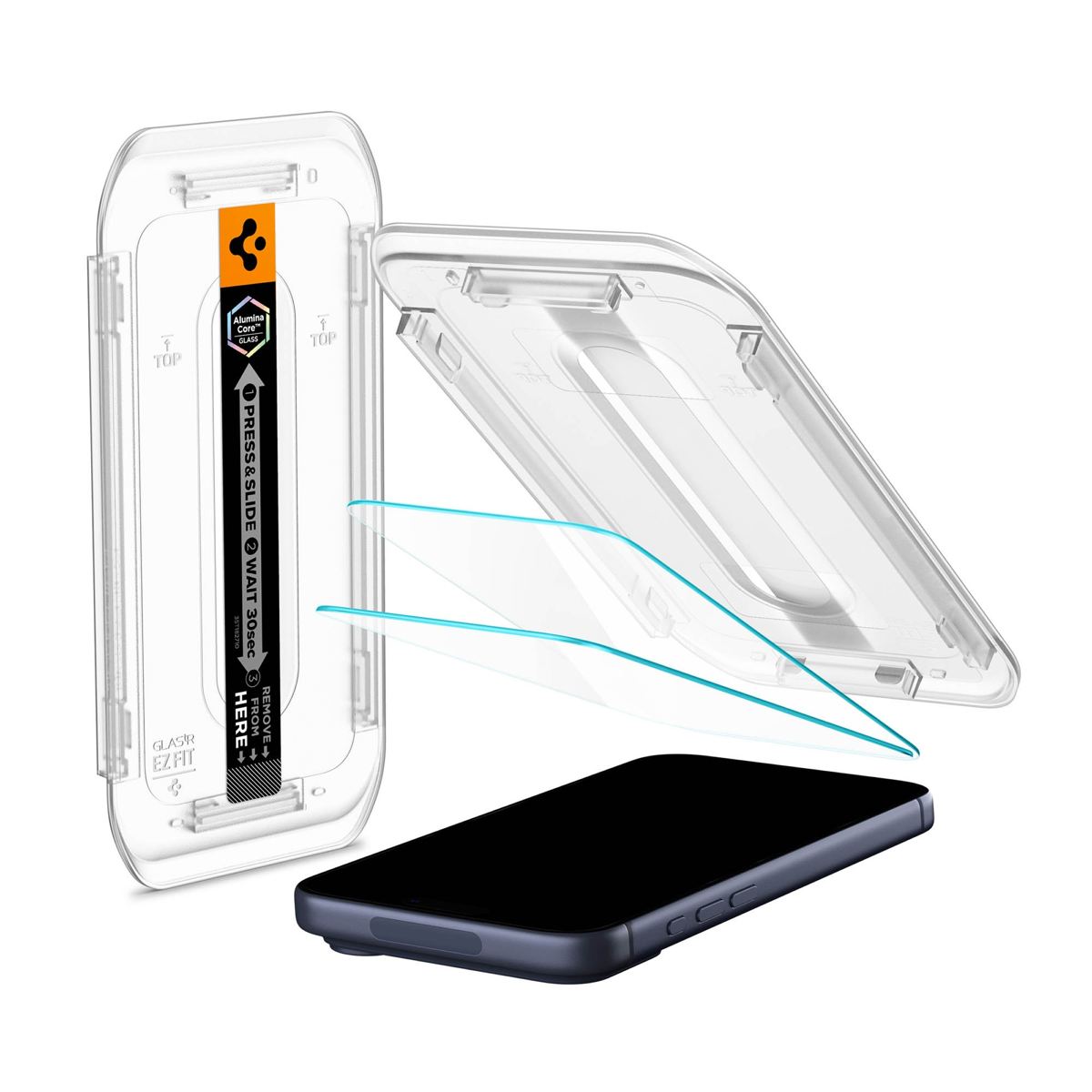 Spigen Ultra Hybrid MagFit Pack combines a clear protective case with an EZ Fit Screen Protector for dependable everyday protection and easy installation.