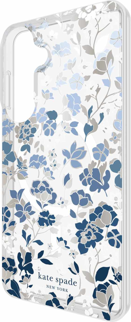 Kate Spade - Étui de protection avec aimant pour Samsung Galaxy S26 Plus - Bleu Flowerbed