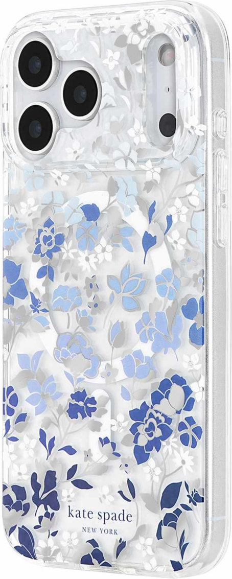 Kate Spade - Protective MagSafe Case Flowerbed Blue for iPhone 18 Pro Max/17 Pro Max