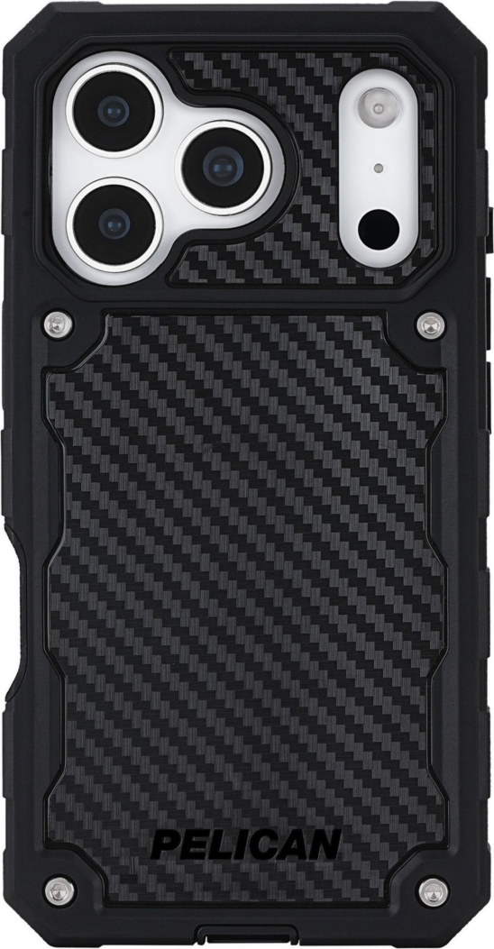 Pelican - Shield MagSafe Case with Holster for Apple iPhone 17 Pro - Carbon Fiber