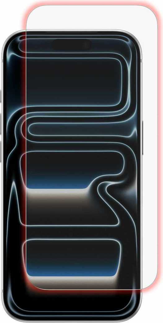 Belkin - Tempered Glass Red Light for iPhone 18 Pro/17 Pro